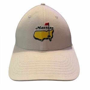 Masters Tournament White Snapback Hat Augusta Golf Logo